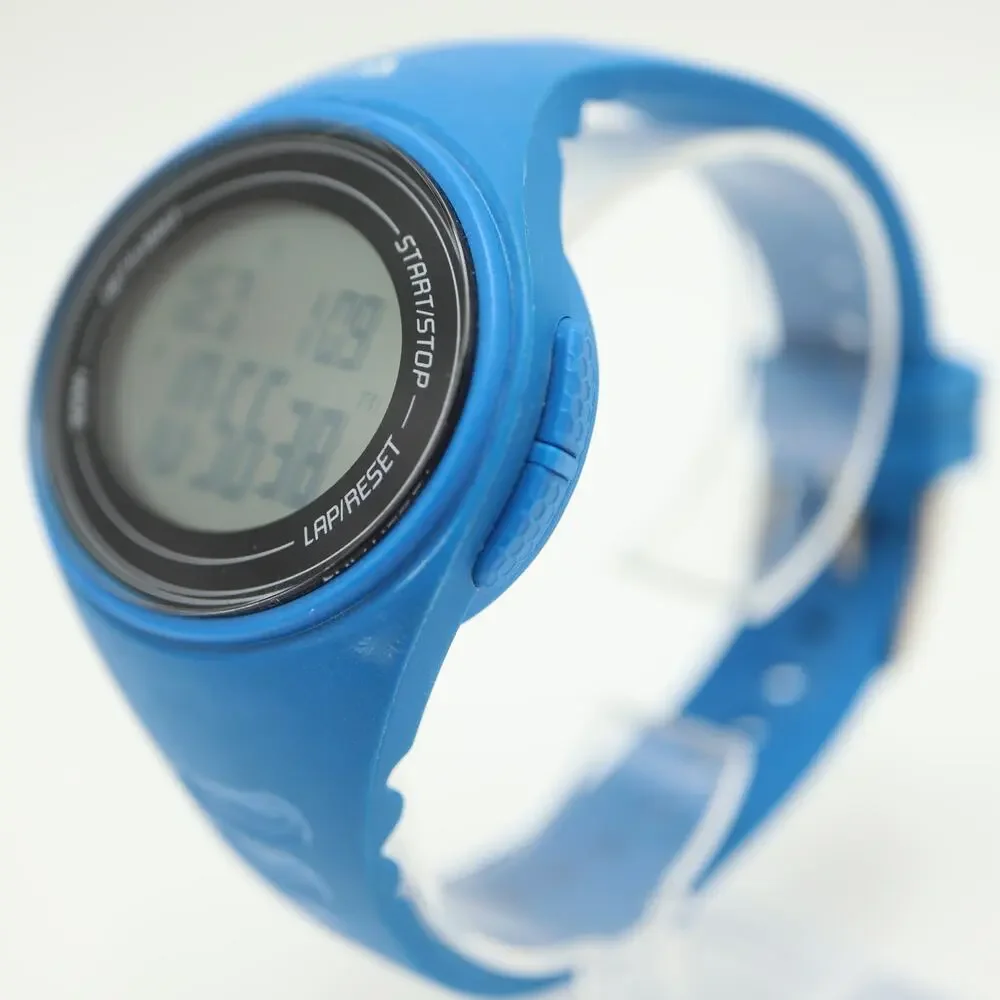 Adidas Mens Blue Digital Sport 49mm Watch Alarm Chrono Timer with New Battery